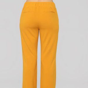 Mustard Wide Leg Trouser